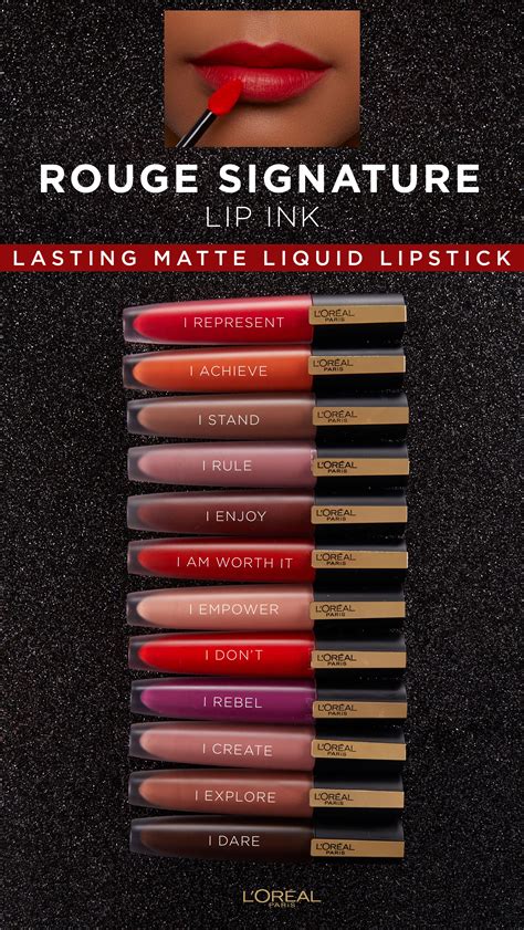 l'oreal lip stain|l'oreal matte lipstick colors.